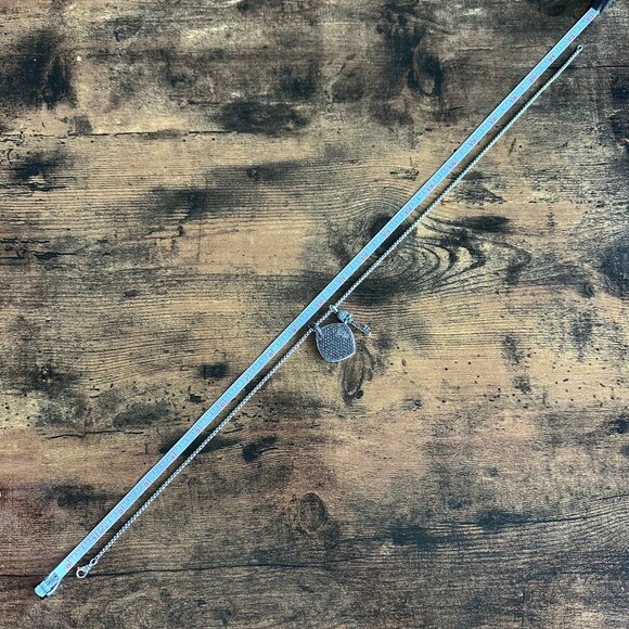 David Yurman Chevron Pendant & Skull Key Pendant w/ Pavé Black Diamonds Necklace - Picture 16 of 16